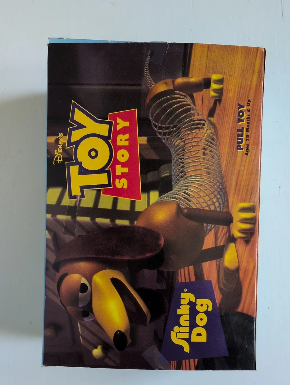 Vintage Disney Toy Story Slinky Dog Pull Toy With Box